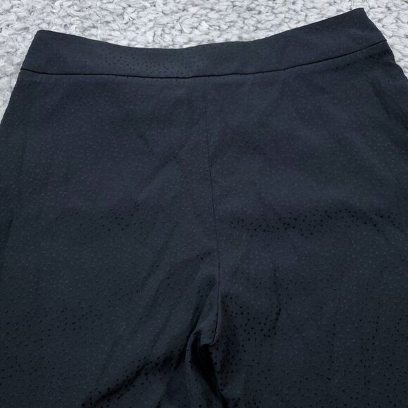 Lilith France Black Textured Dot Straight Leg Dress Pants Women's Medium - Picture 3 of 10